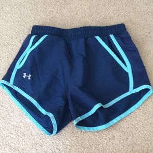 blue under armour shorts